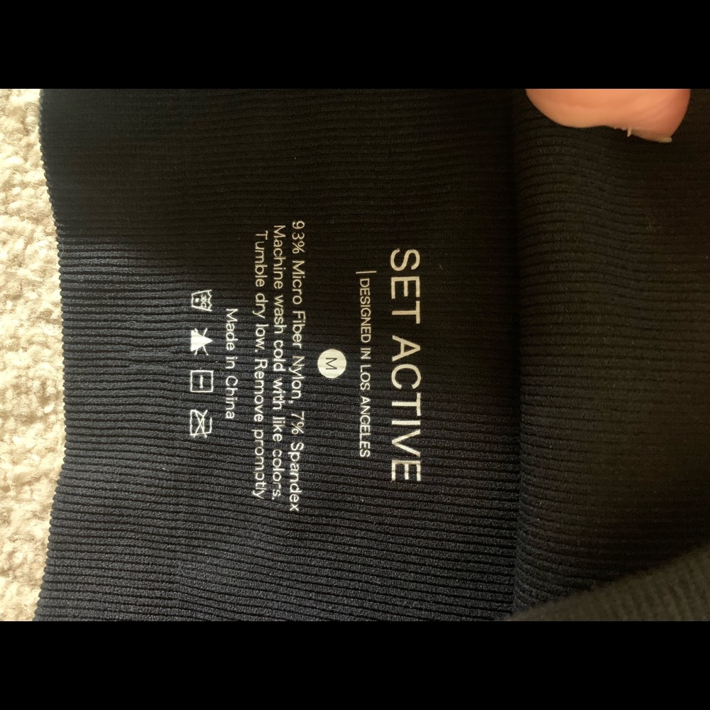 Set Active Ribbed V Bra - image 3